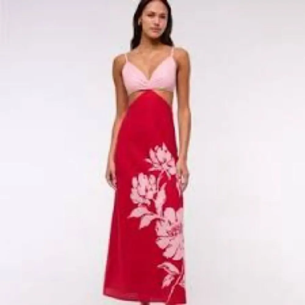 Abercrombie & Fitch | Dresses | Abercrombie Fitch Julia Slip Cutout Maxi  Dress | Poshmark